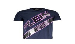PLEIN SPORT T-SHIRT MANICHE CORTE UOMO BLU