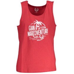 GIAN MARCO VENTURI CANOTTA UOMO ROSSO