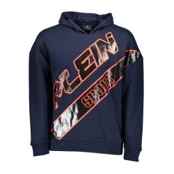PLEIN SPORT FELPA SENZA ZIP UOMO BLU