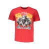 CAVALLI CLASS T-SHIRT MANICHE CORTE UOMO ROSSO