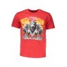 CAVALLI CLASS T-SHIRT MANICHE CORTE UOMO ROSSO