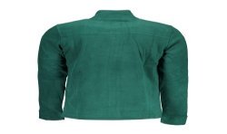 GIAN MARCO VENTURI FELPA CON ZIP UOMO VERDE