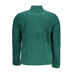 GIAN MARCO VENTURI FELPA CON ZIP UOMO VERDE