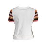 DESIGUAL T-SHIRT MANICHE CORTE DONNA BIANCO