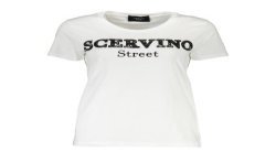 SCERVINO STREET T-SHIRT MANICHE CORTE DONNA BIANCO