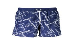 KARL LAGERFELD BEACHWEAR COSTUME PARTE SOTTO UOMO BLU