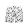KARL LAGERFELD BEACHWEAR COSTUME PARTE SOTTO UOMO BIANCO