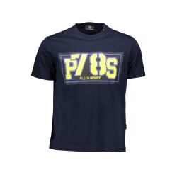 PLEIN SPORT T-SHIRT MANICHE CORTE UOMO BLU