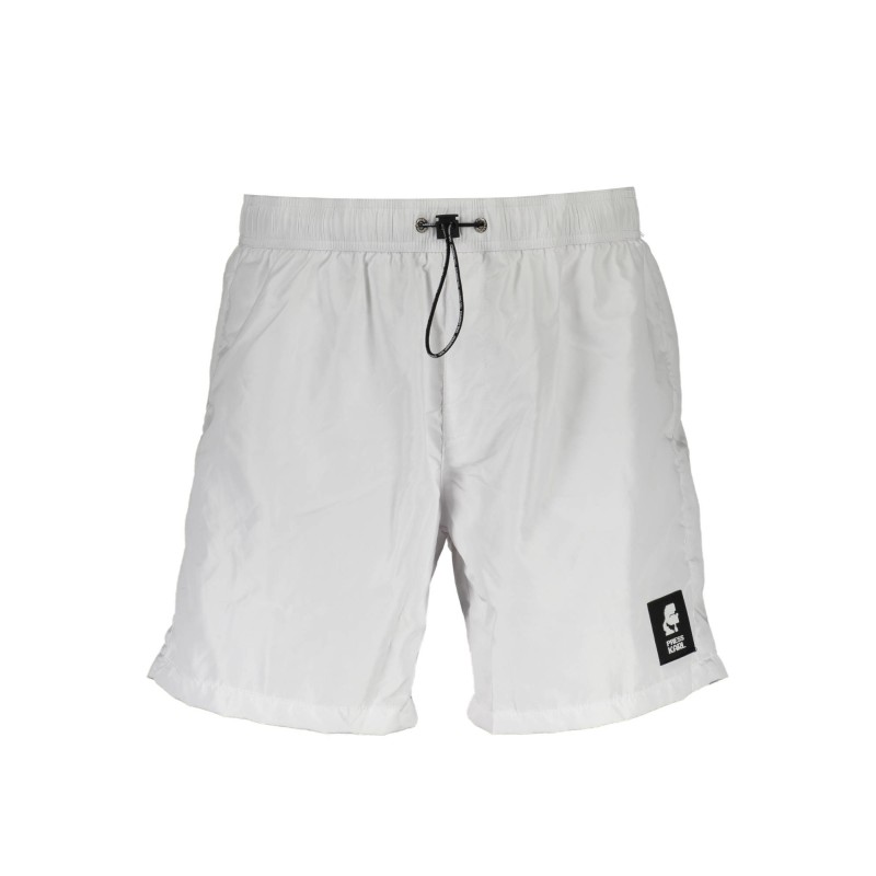 KARL LAGERFELD BEACHWEAR COSTUME PARTE SOTTO UOMO BIANCO