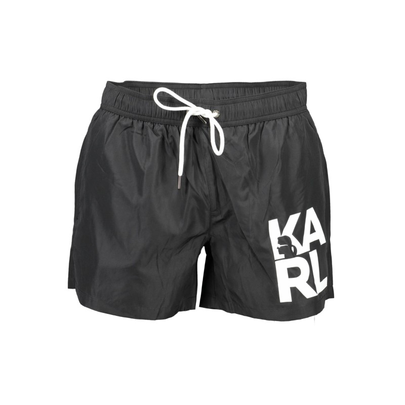 KARL LAGERFELD BEACHWEAR COSTUME PARTE SOTTO UOMO NERO