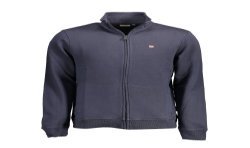 NAPAPIJRI FELPA CON ZIP UOMO BLU