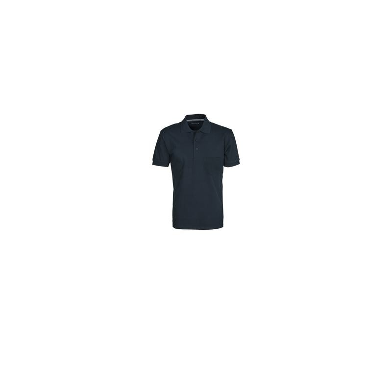 Polo PLUS manica corta 190 gr 100% cotone con taschino