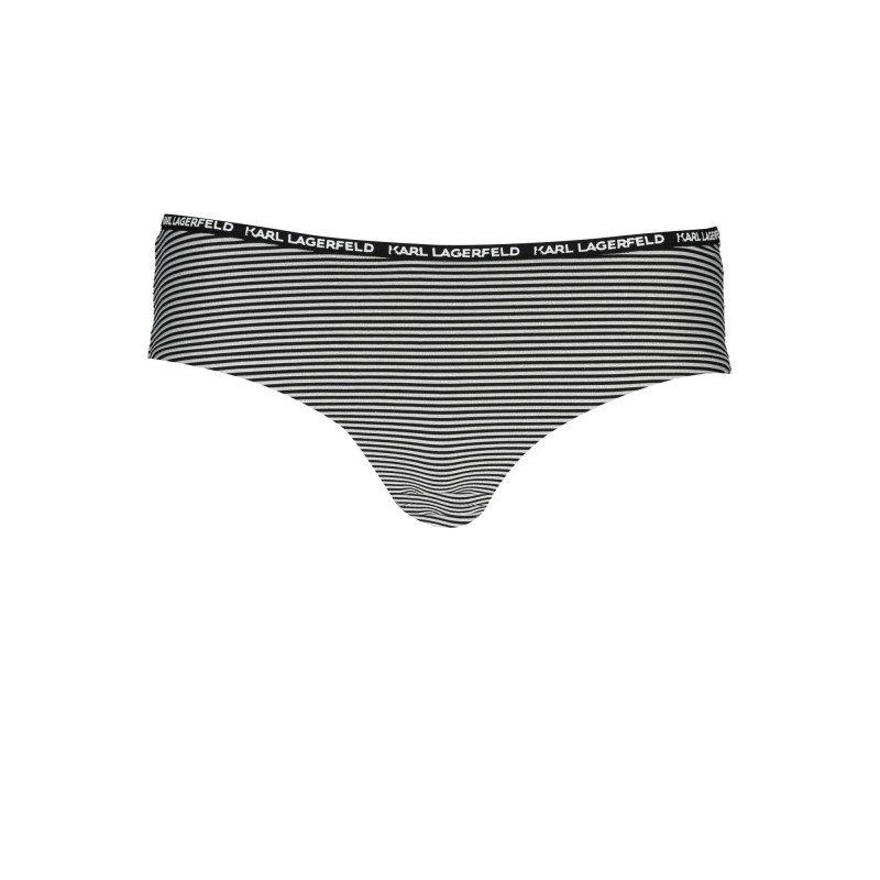 KARL LAGERFELD BEACHWEAR COSTUME PARTE SOTTO DONNA NERO