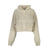 CALVIN KLEIN FELPA SENZA ZIP DONNA BEIGE