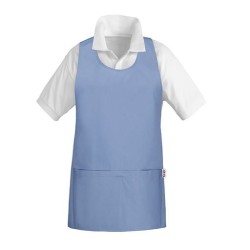 Poncho - 100% Cotton - Light blue