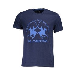 LA MARTINA T-SHIRT MANICHE CORTE UOMO BLU