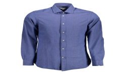 U.S. POLO CAMICIA MANICHE LUNGHE UOMO BLU