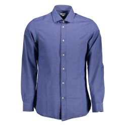 U.S. POLO CAMICIA MANICHE LUNGHE UOMO BLU