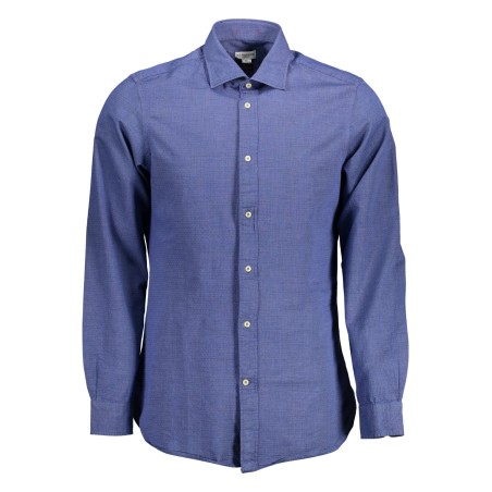 U.S. POLO CAMICIA MANICHE LUNGHE UOMO BLU