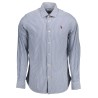 U.S. POLO CAMICIA MANICHE LUNGHE UOMO BLU