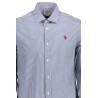 U.S. POLO CAMICIA MANICHE LUNGHE UOMO BLU