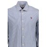 U.S. POLO CAMICIA MANICHE LUNGHE UOMO BLU