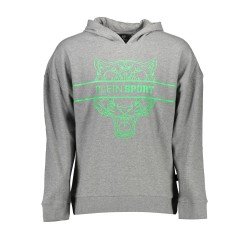PLEIN SPORT FELPA SENZA ZIP UOMO GRIGIO