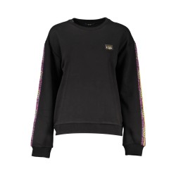 CAVALLI CLASS FELPA SENZA ZIP DONNA NERO