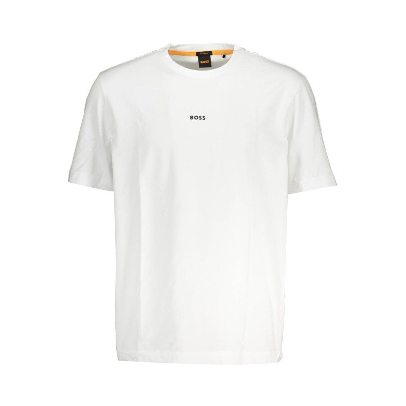 BOSS T-SHIRT MANICHE CORTE UOMO BIANCO
