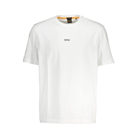 BOSS T-SHIRT MANICHE CORTE UOMO BIANCO
