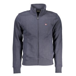 NAPAPIJRI FELPA CON ZIP UOMO BLU