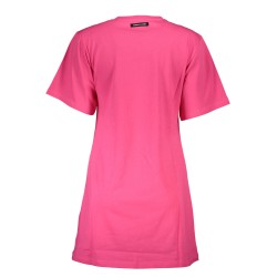 CAVALLI CLASS T-SHIRT MANICHE CORTE DONNA ROSA