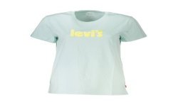LEVI'S T-SHIRT MANICHE CORTE DONNA AZZURRO