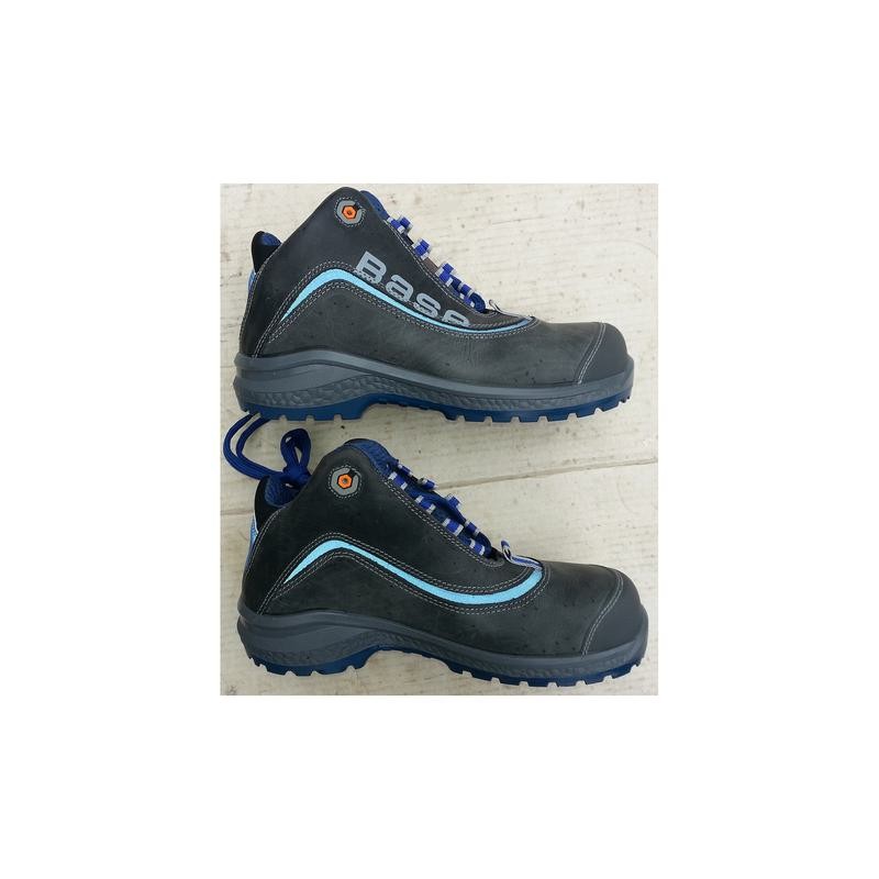 Scarpa alta S3 BASE PROTECTION pelle ingrassata idro puntale e lamina composito