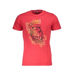 CAVALLI CLASS T-SHIRT MANICHE CORTE UOMO ROSSO