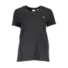 LEVI'S T-SHIRT MANICHE CORTE DONNA NERO
