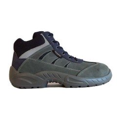 Scarpa alta S3 BASE PROTECTION pelle scamosciata puntale acciaio lamina tessile