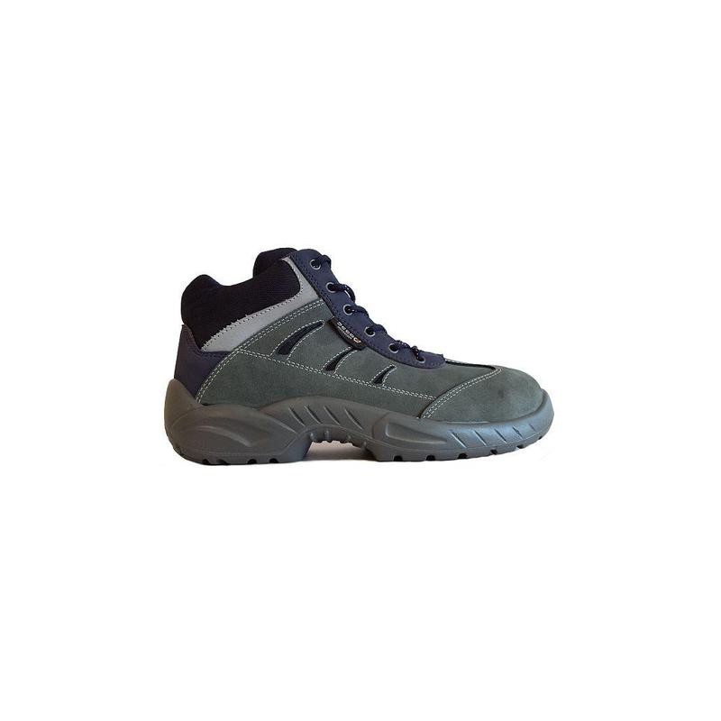 Scarpa alta S3 BASE PROTECTION pelle scamosciata puntale acciaio lamina tessile