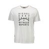 DIESEL T-SHIRT MANICHE CORTE UOMO BIANCO