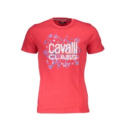 CAVALLI CLASS T-SHIRT MANICHE CORTE UOMO ROSSO