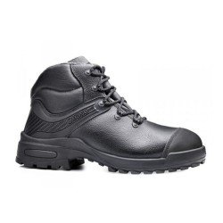 Scarpa alta S3 in pelle con lamina e puntale in acciaio
