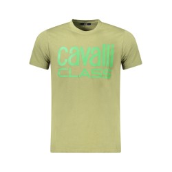 CAVALLI CLASS T-SHIRT MANICHE CORTE UOMO VERDE
