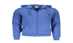 U.S. POLO FELPA CON ZIP UOMO BLU