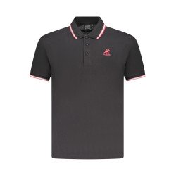 U.S. GRAND POLO MANICHE CORTE UOMO NERO