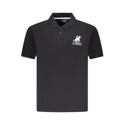 U.S. GRAND POLO MANICHE CORTE UOMO NERO