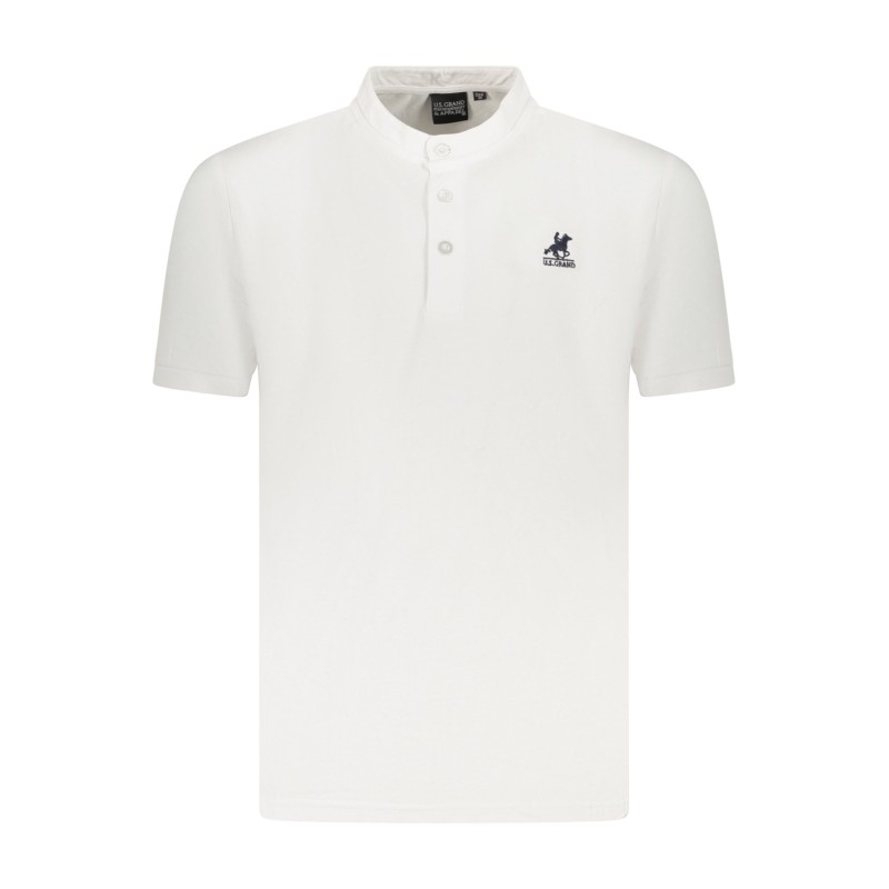 U.S. GRAND POLO MANICHE CORTE UOMO BIANCO