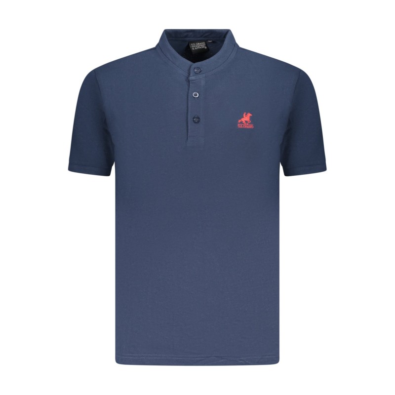 U.S. GRAND POLO MANICHE CORTE UOMO BLU