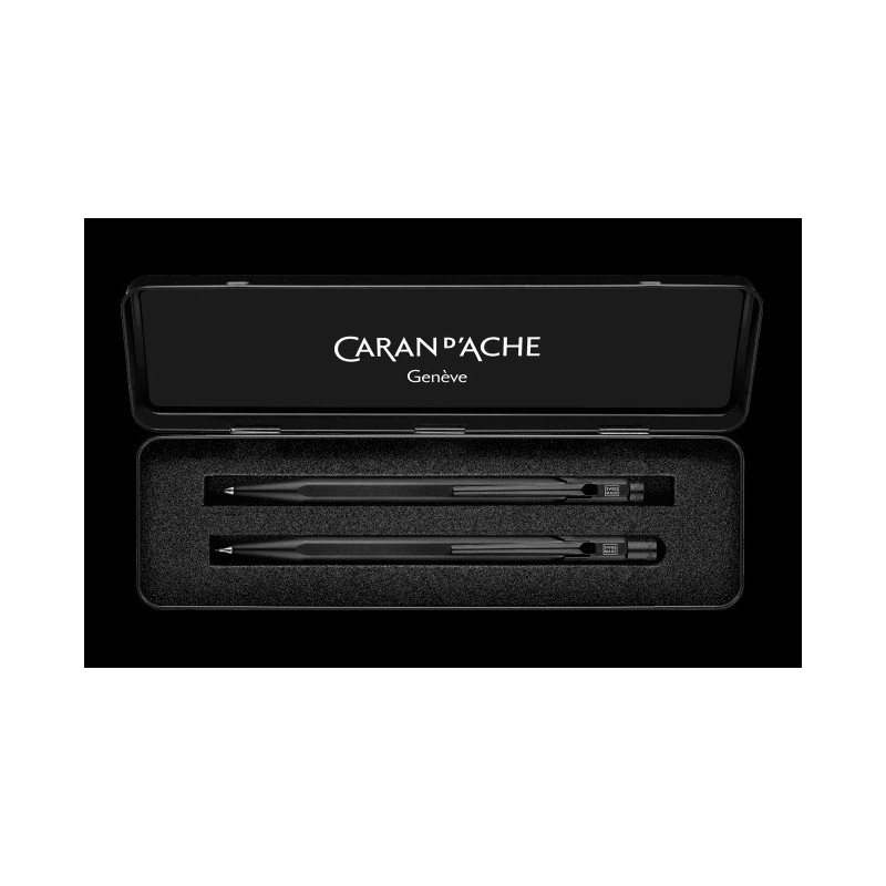 Set 849™ Stylo bille + porte-mine 0,7mm Black Code