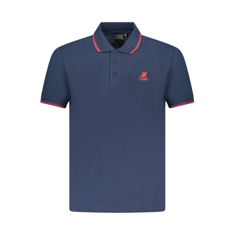 U.S. GRAND POLO MANICHE CORTE UOMO BLU