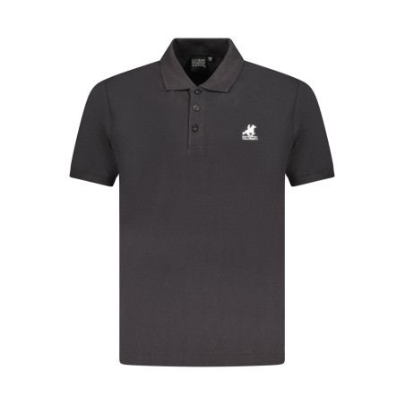 U.S. GRAND POLO MANICHE CORTE UOMO NERO